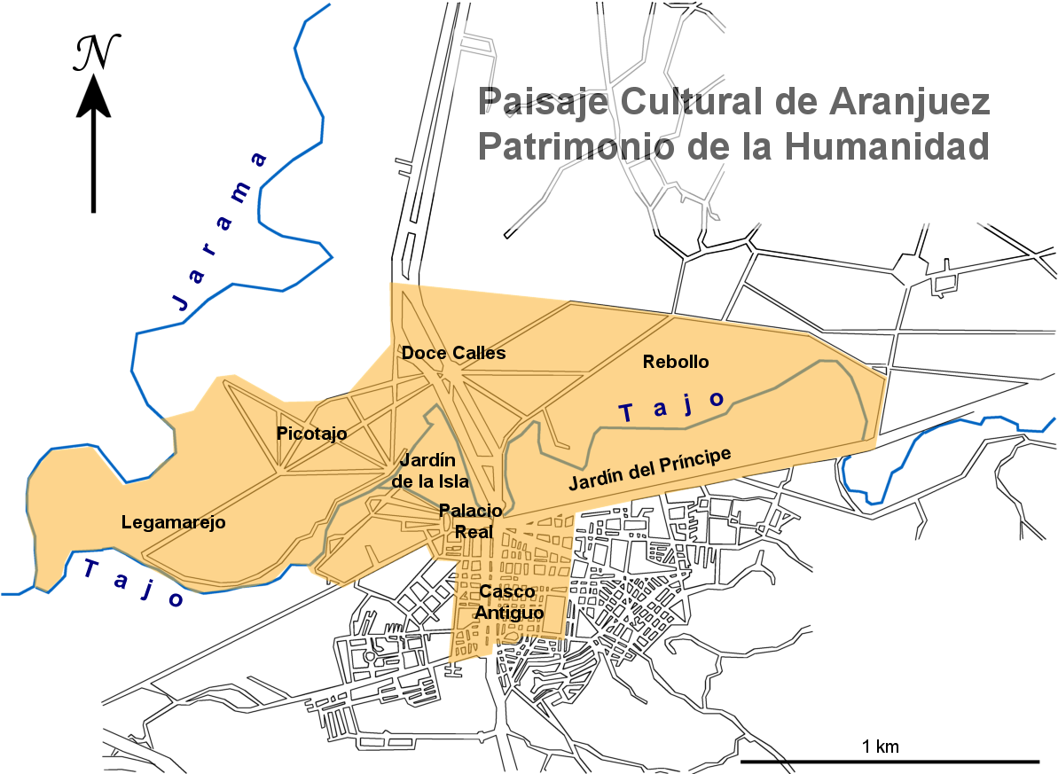 Aranjuez Paisaje Cultural - Aranjuez Cultural Landscape (1200x879), Png Download
