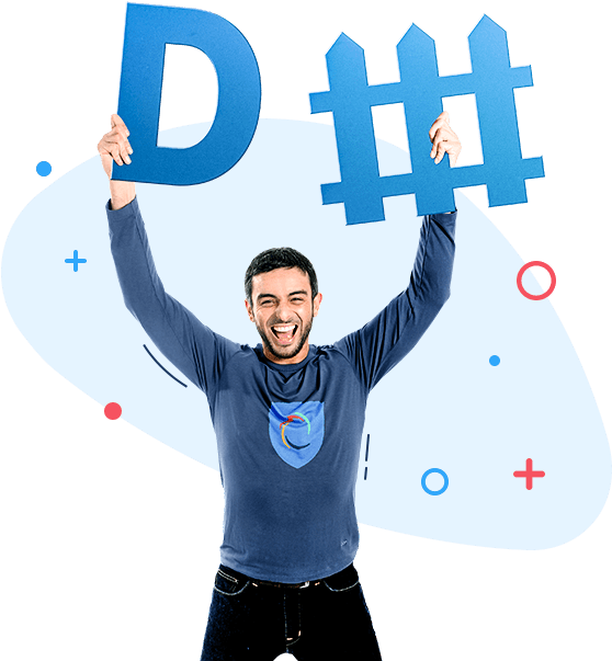 What's Hotspot Shield - Running Across Finish Line (584x625), Png Download