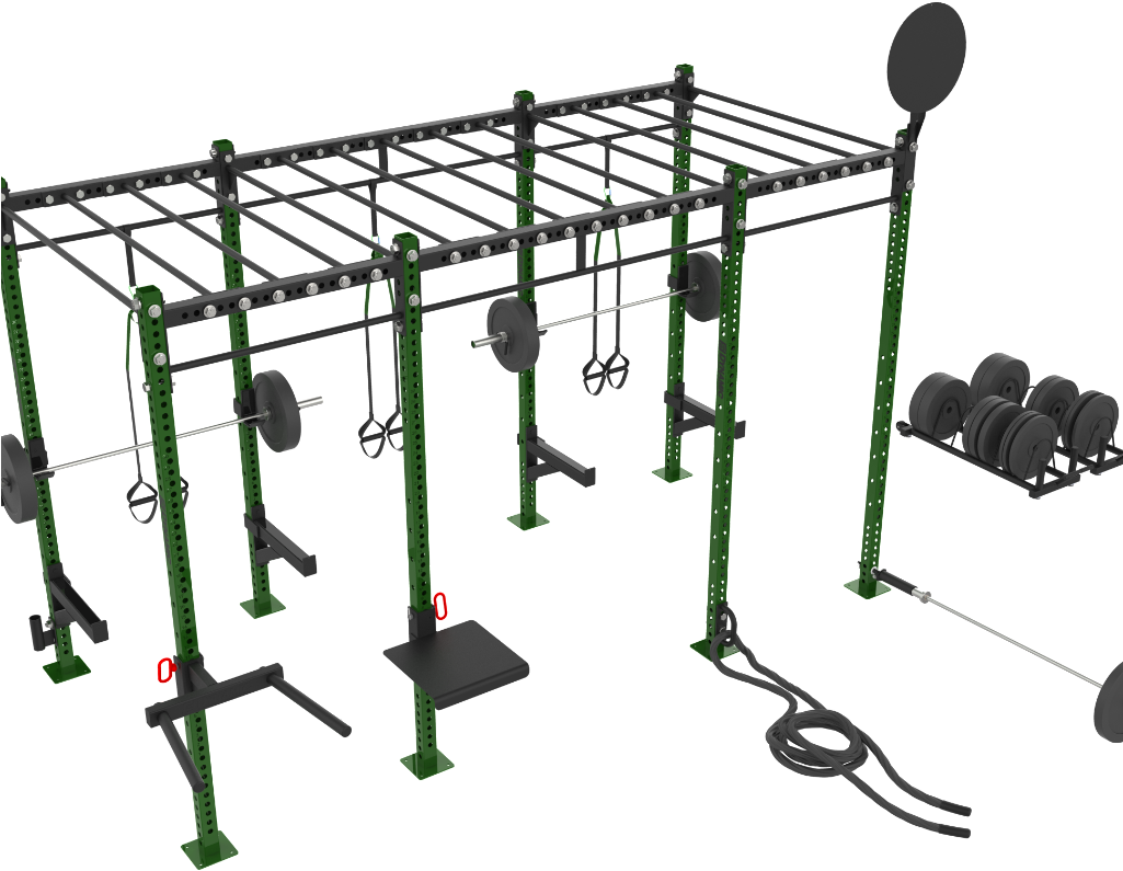 Download 14' Monkey Rig Crossfit Rig Monkey Bars Full Size PNG Image PNGkit