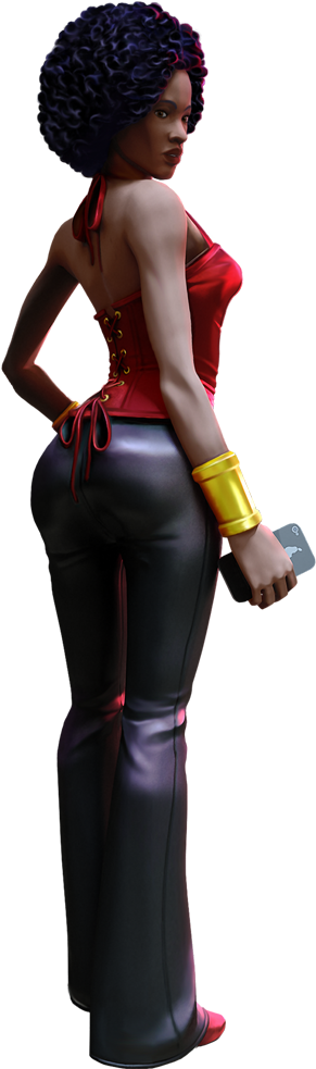 As A Self-proclaimed Voodoo Queen, Marie's Persona - Gangstar New Orleans Marie (505x1010), Png Download