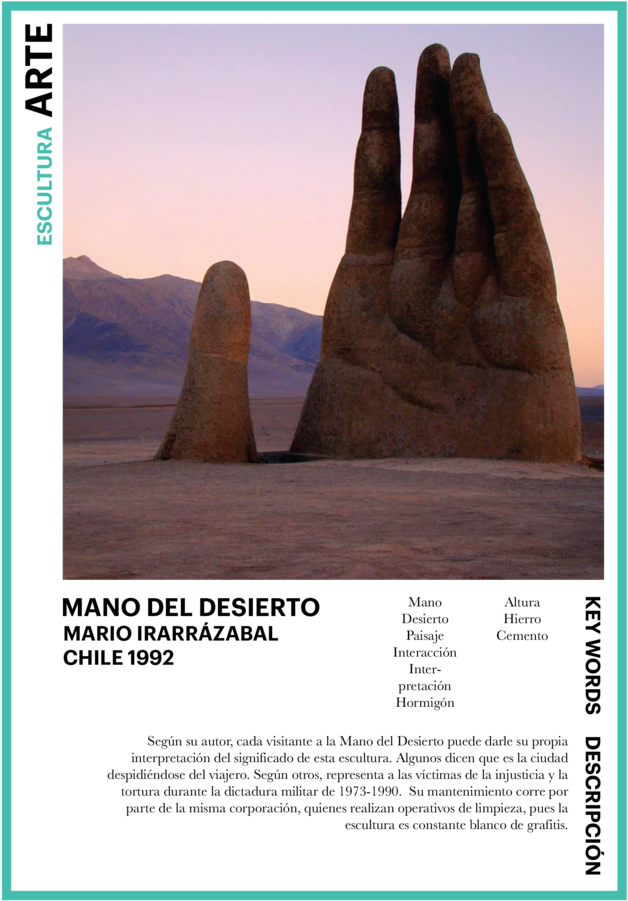 Exhibition - Mano Del Desierto (650x922), Png Download