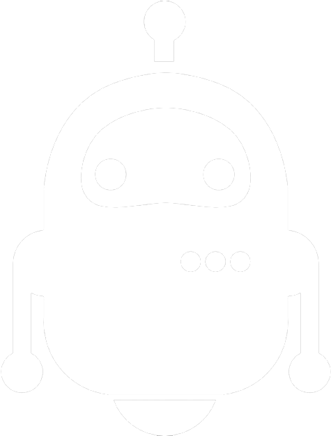 Itpalooza Is A Not For Profit, Community-driven Event - Robot Icon White Png (626x626), Png Download