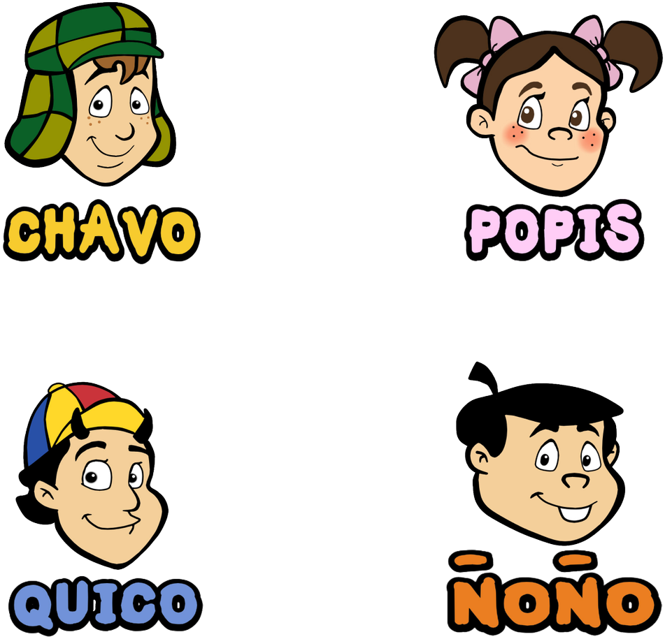 Here's All The Kids Headshots From El Chavo Del Ocho - Queen (1200x1064), Png Download
