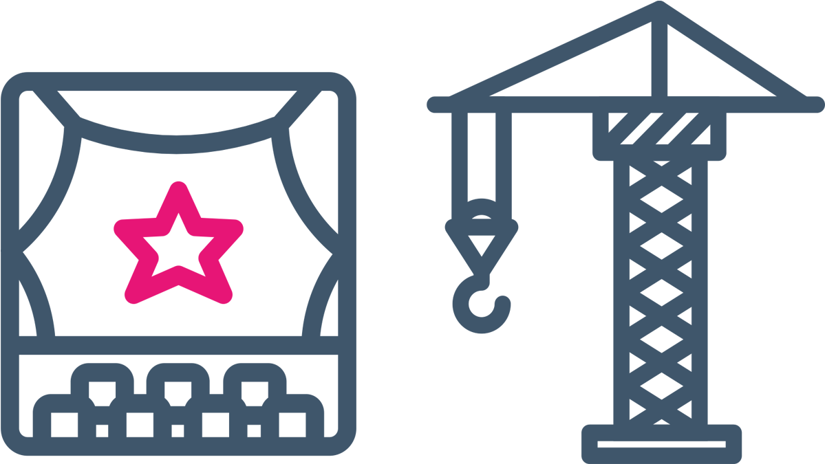 Under Construction - Drawing (1378x1021), Png Download