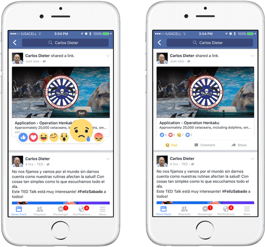 Reacciones Facebook Emoji - Smartphone (600x539), Png Download