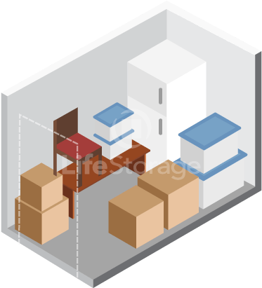 5' X 10' Climate Controlled - Architecture (600x600), Png Download