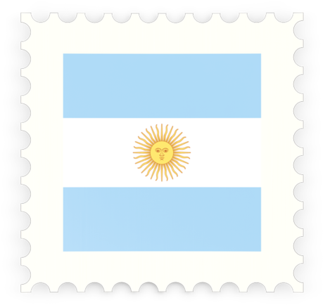 Postage Stamps Argentina Png (640x480), Png Download