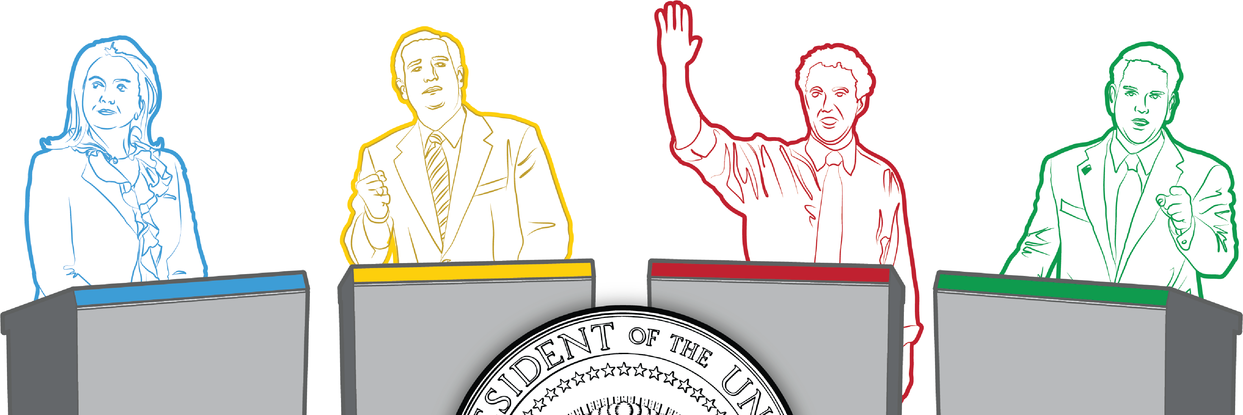 Politics, Hot Topic Issues, And News Icons 0 - News (4167x1374), Png Download