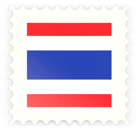 Stamp Post Thailand Png (640x480), Png Download