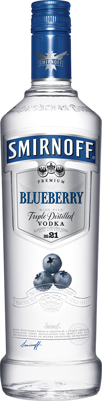 Blueberry Breeze Alcohol - Smirnoff Twisted V Green Apple (330x1289), Png Download