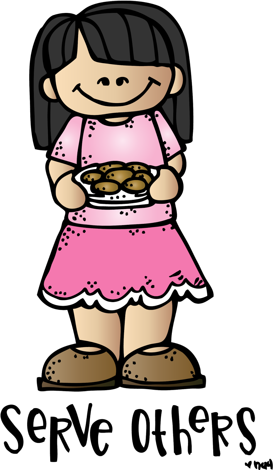 Picture Freeuse Library Free Serving Cliparts Download - Lds Clipart Serving Others (938x1600), Png Download