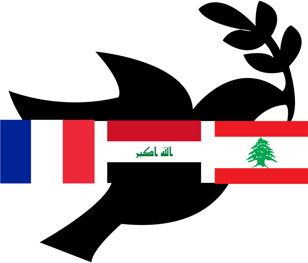 Pax Æturna Tribute To France, Iraq And Lebanon Twitter - Coat Of Arms Of Lebanon (1200x1051), Png Download