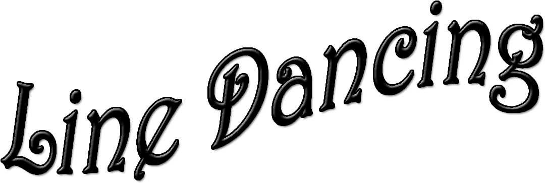 Dancing Clipart Symbol - Line Dance Images Free (1253x397), Png Download