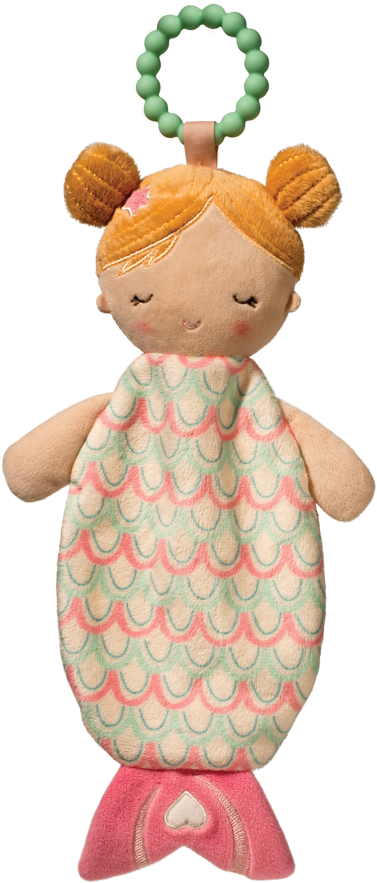 Douglas Baby Mermaid Teether Blankie - Stuffed Toy (3000x3000), Png Download