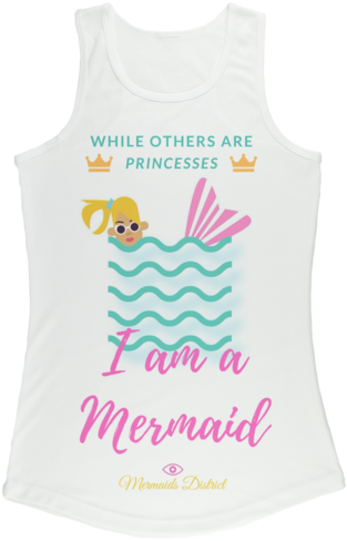 I Am A Mermaid ﻿women Performance Tank Top - Words I Never Said [book] (580x580), Png Download