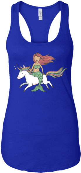 Mermaid Unicorn Friends Women's Racerback Tank Mermaid - Sounders Shirts Seattle Sounders Fc All Dads (600x600), Png Download