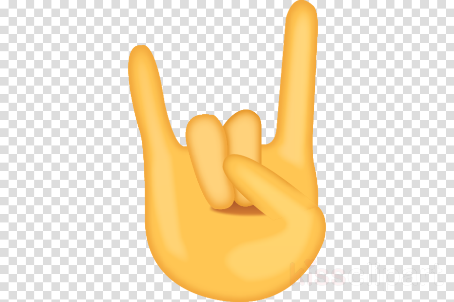 Rock Emoji Png Clipart Sign Of The Horns Emoji - Flags Expo 30ft Black & White Checkered Pennant (900x600), Png Download