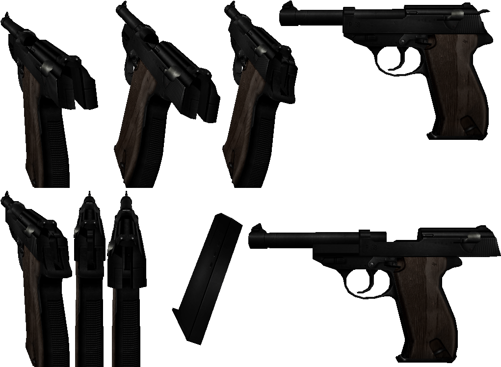 Tried Replacing The Walther P38 Sprite In Boa - Walther P38 (1024x768), Png Download