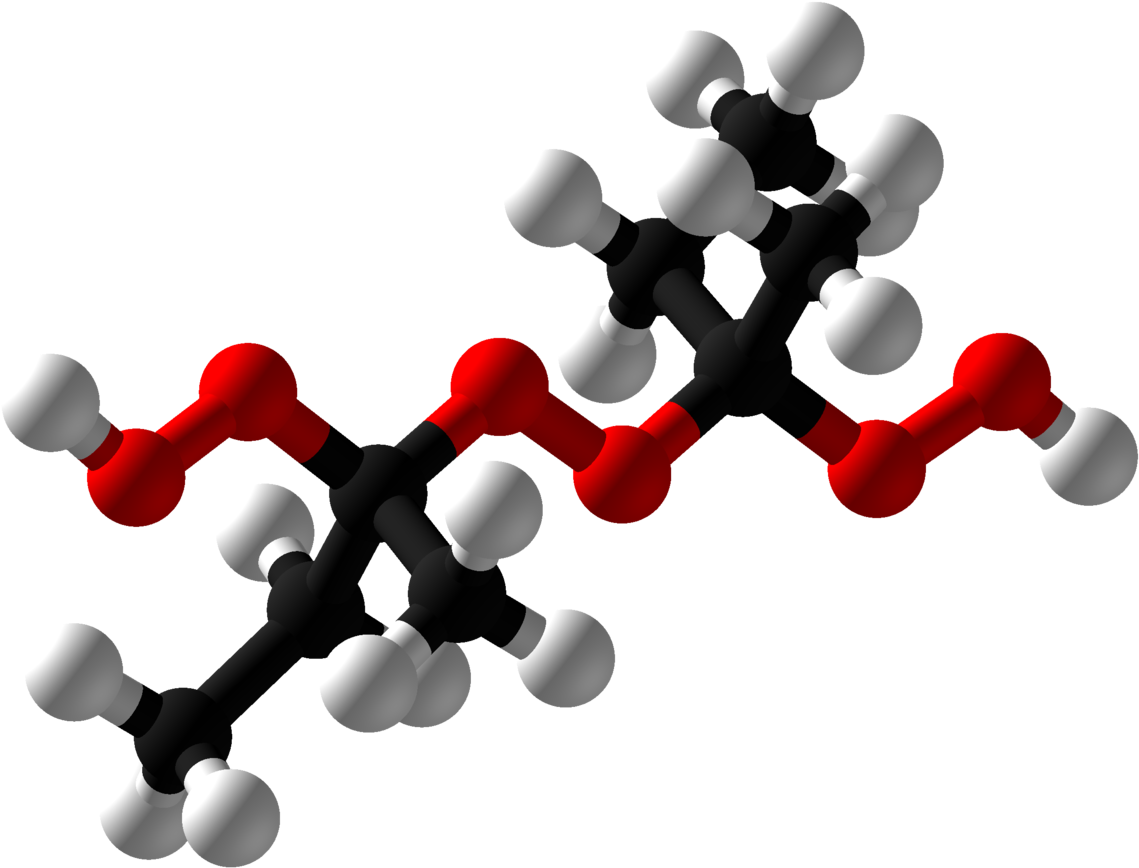 Benzoyl Peroxide Ball And Stick (1200x907), Png Download