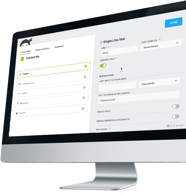 Build Row & Column Form Layouts Effortlessly In Ninja - Web Design (675x702), Png Download