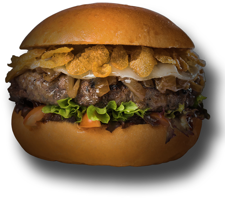 Grilled Beef, Bacon Relish, Provolone Cheese, Caramelised - Fast Food (850x850), Png Download