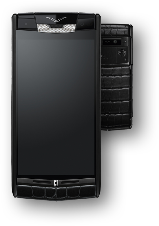 Vertu Pure Jet Alligator Diamonds - Smartphone (1408x900), Png Download
