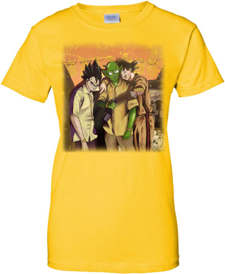 Paid Full Z Friends Goku Vegeta Piccolo Dbz Dragon - You're So Mom Ladies Custom 100% Cotton T-shirt (1155x1155), Png Download