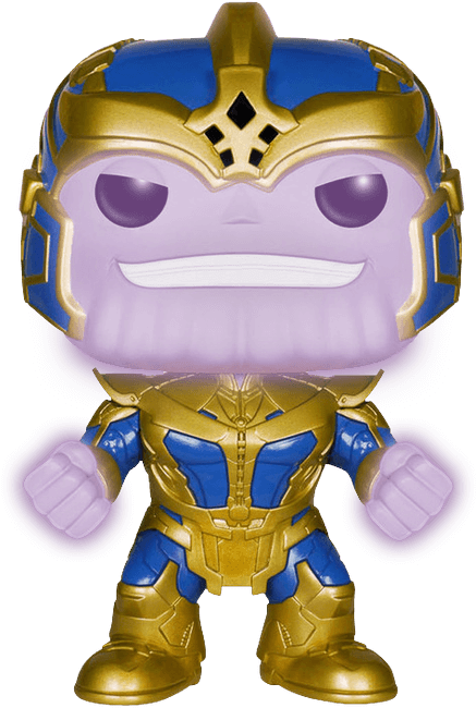 Guardians Of The Galaxy - Thanos Funko Pop (448x700), Png Download