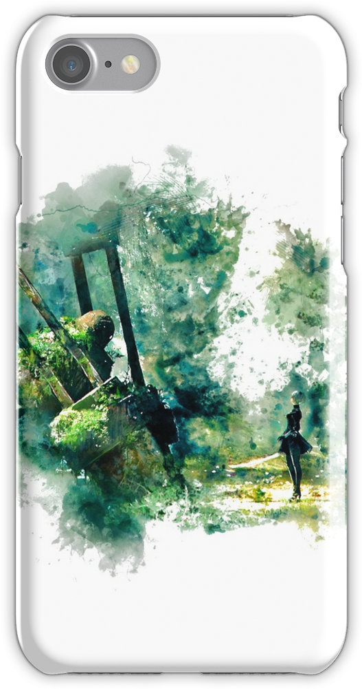 Nier Automata Painting Iphone 7 Snap Case - Ps4 Nier:automata Game Soft Nier Automata Nier: Playstation (750x1000), Png Download