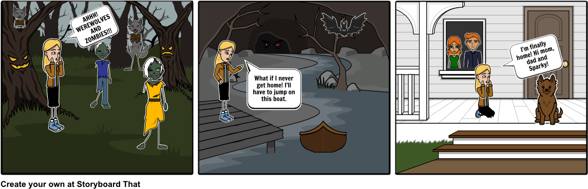 Spooky - Cartoon (1164x385), Png Download