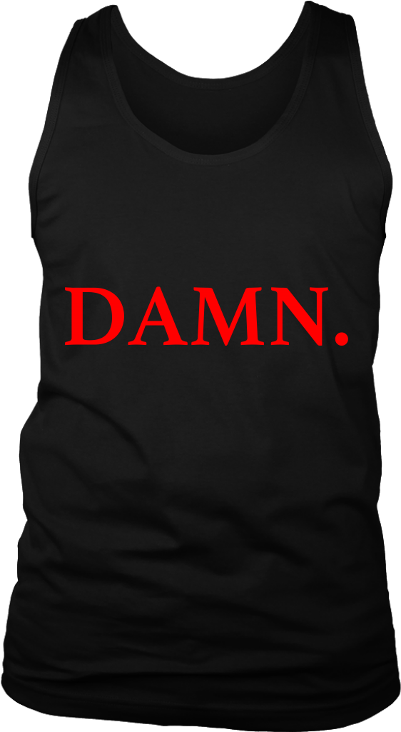 Kendrick Lamar Damn Tde Rap Tank Top - Shirt (1024x1024), Png Download