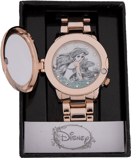 1 Of - Disney The Little Mermaid Ariel Locket Watch (600x600), Png Download