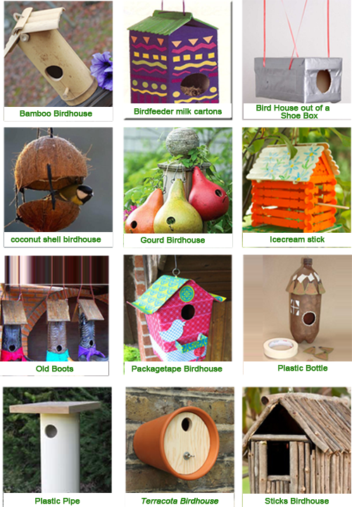 A Bird Nest With Materials Available At Home - Make Bird House At Home (500x721), Png Download