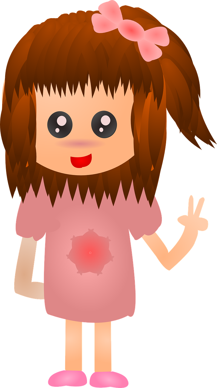 Anime Girl Female - Gambar Animasi Anak Perempuan (716x1280), Png Download