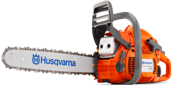 Husqvarna 450 50.2cc Gas Powered 2-cycle Chain Saw, (800x800), Png Download