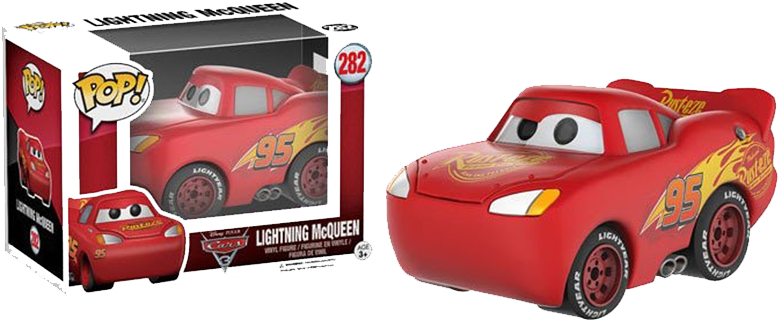 Vinyl Cars - Lightning Mcqueen Funko Pop (800x800), Png Download