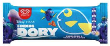 Streets Finding Dory 24 X 84ml - Finding Dory Paddle Pop (600x600), Png Download