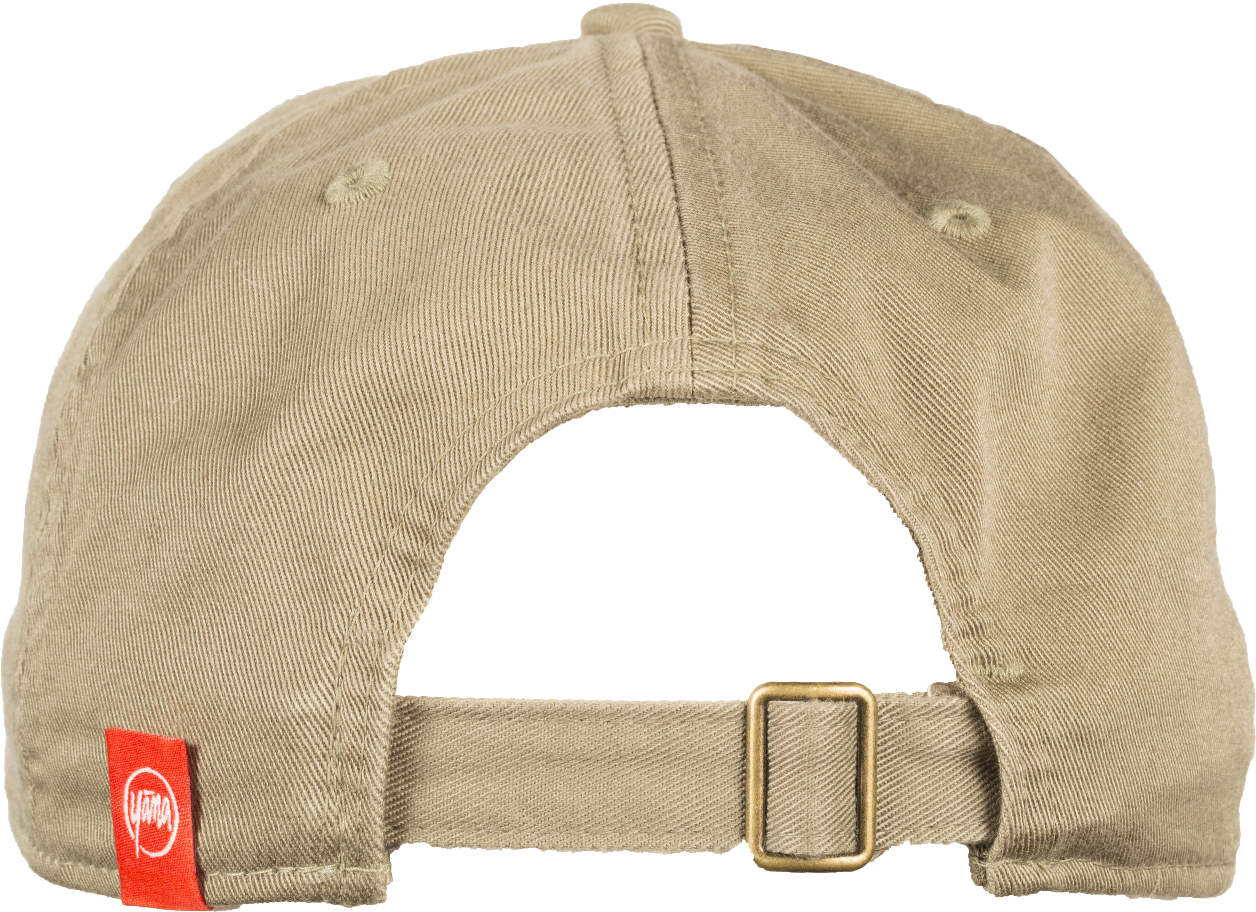 Tan Hat Back With Red Tag (4500x4500), Png Download