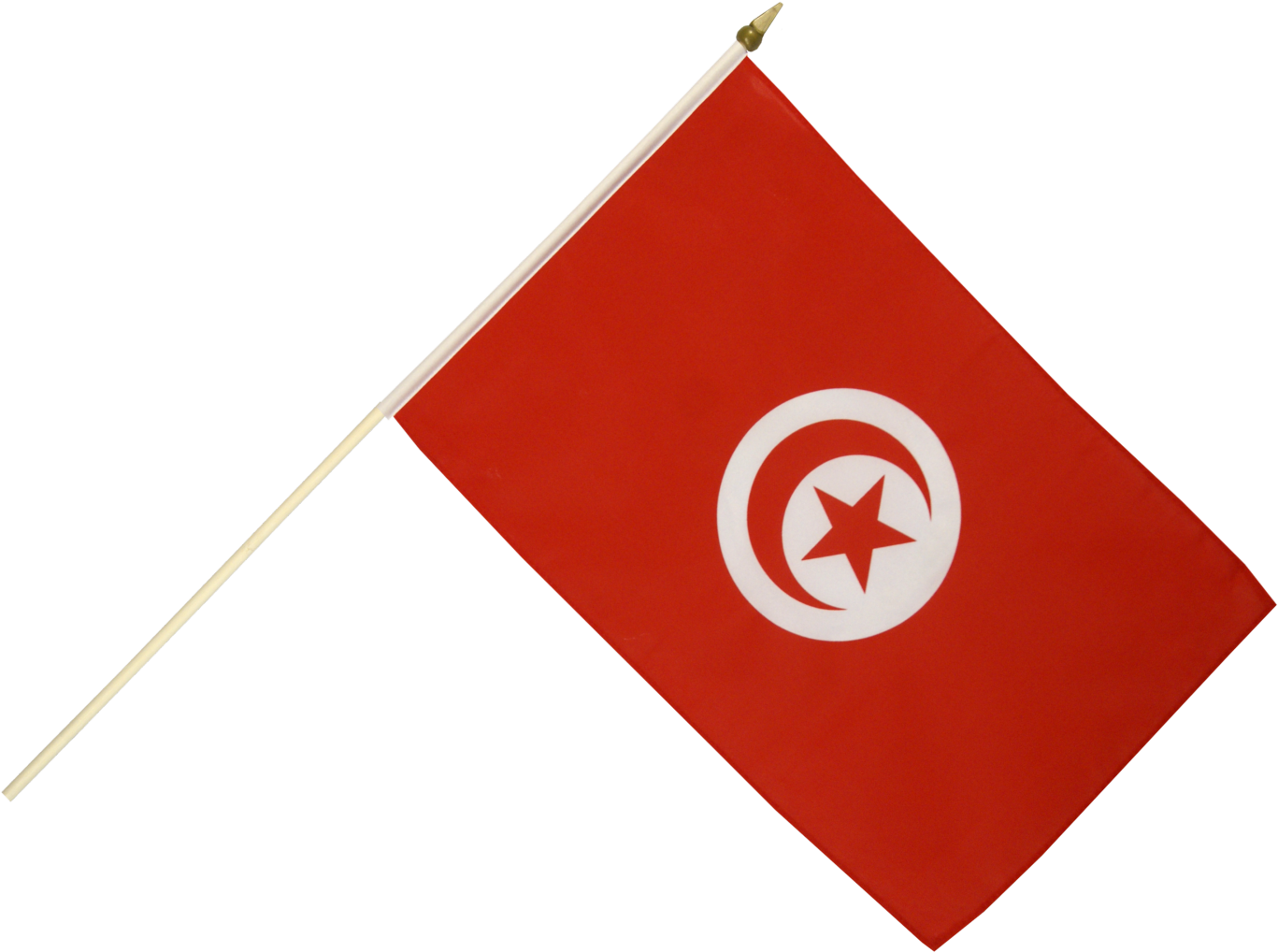 Tunisia Hand Waving Flag - Flag (1500x1178), Png Download