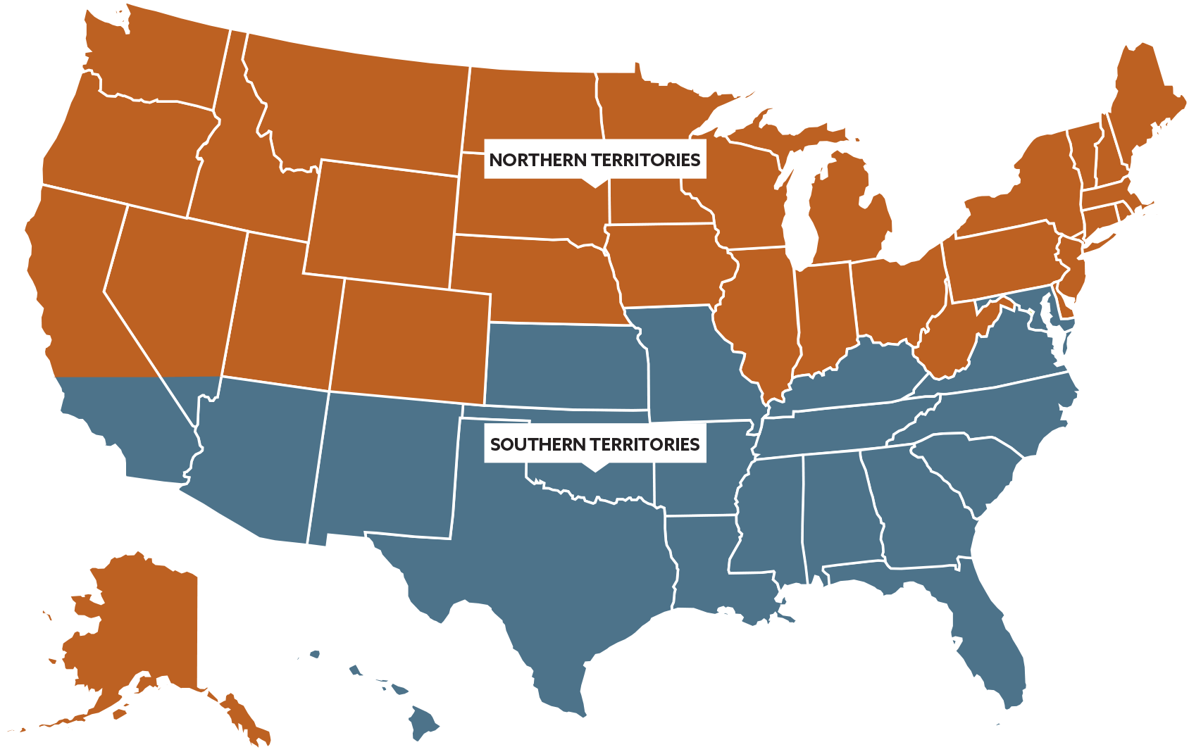 The Sales Team - Blue Map Of United States (1920x1080), Png Download