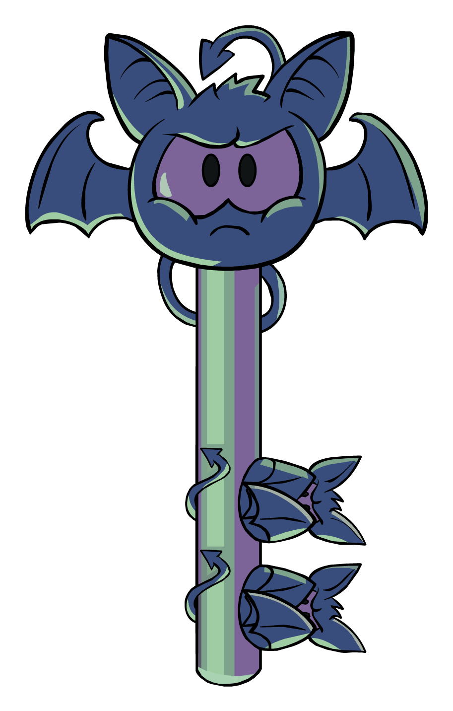 7126 Icon - Bat Puffles (1500x1500), Png Download