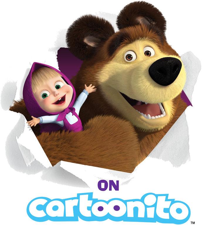 Sticker Masha And The Bear (800x852), Png Download