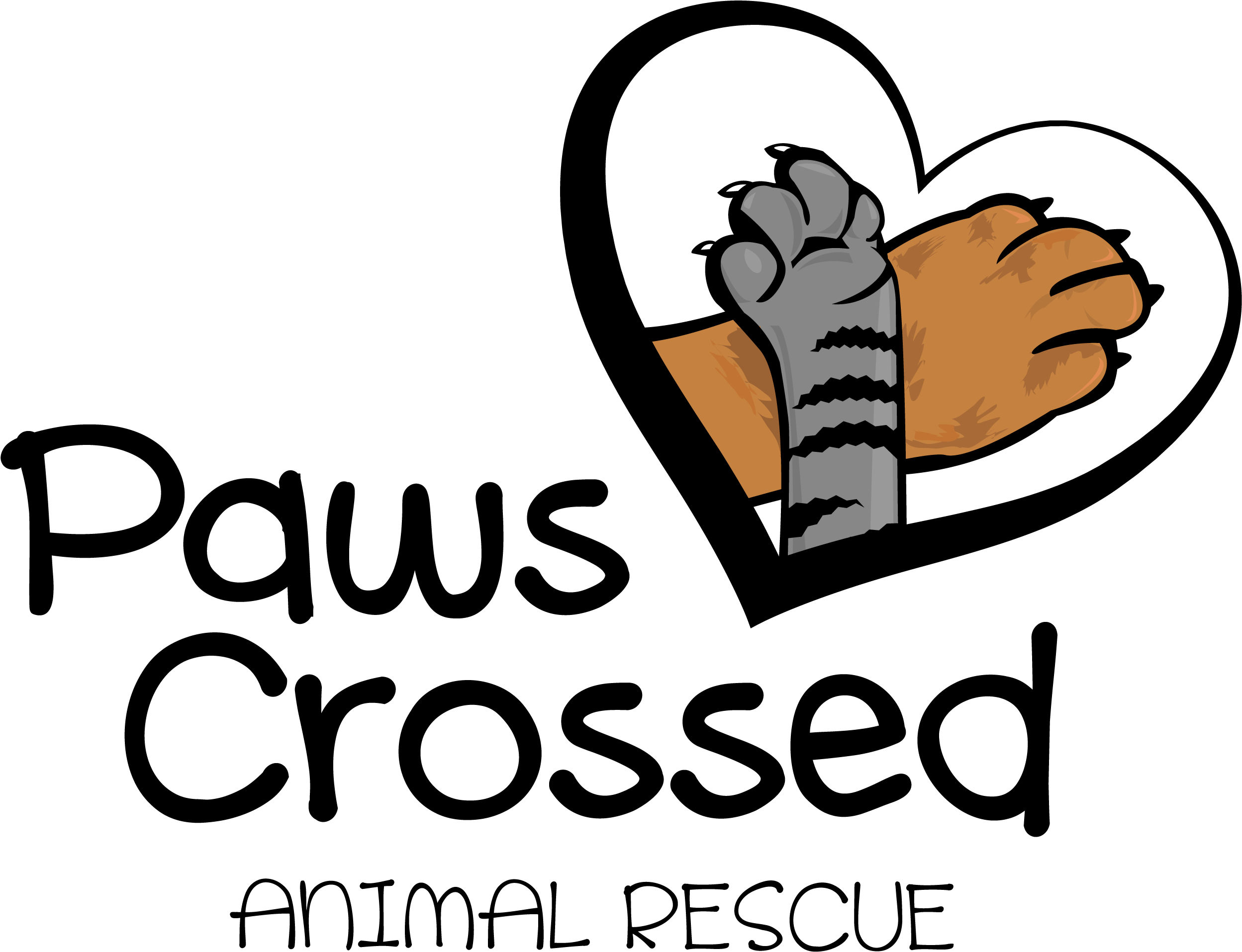 Paws Crossed Animal Rescue (3000x2318), Png Download