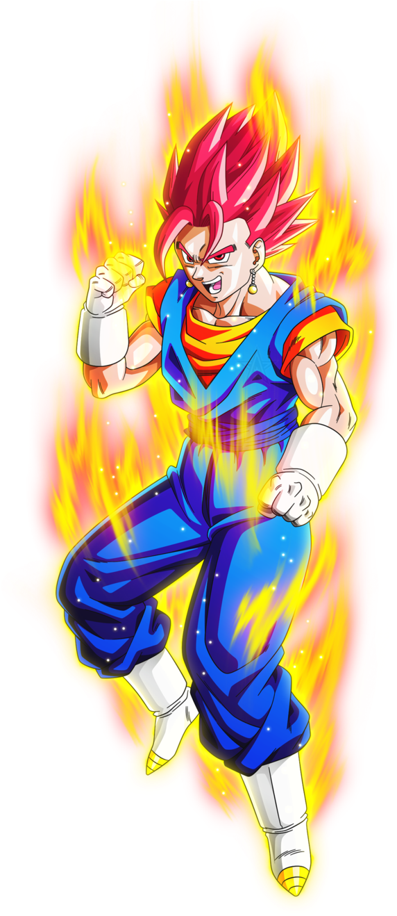 Miguelitos, Dragones, Goku Y Vegeta, Dbz, Super Saiyajin, - Dragon Ball Vegito God (595x1343), Png Download