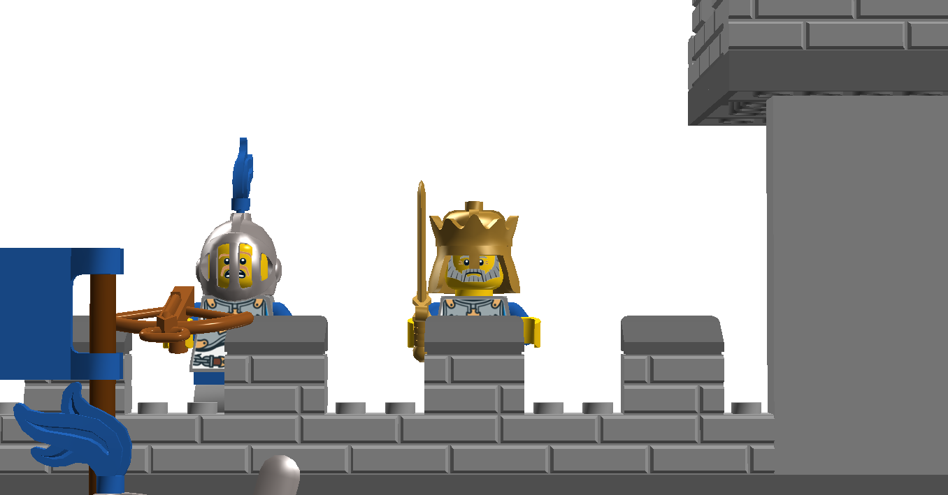 Connectable Castle Wall - Cartoon (1356x709), Png Download