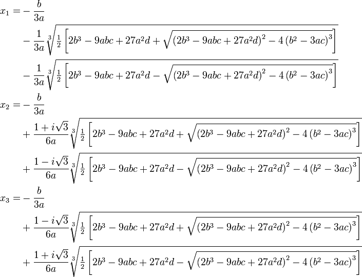 Third Degree Equation Formula (705x540), Png Download