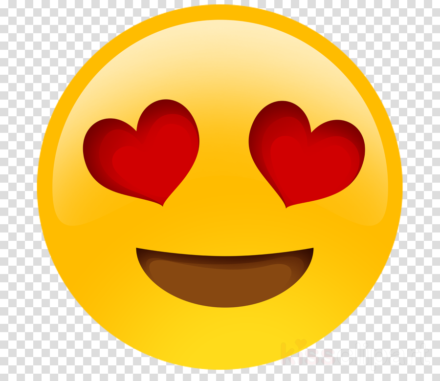 Emoji Love Face Png Clipart Emoji Emoticon Smiley - Light Grey Circle (900x780), Png Download