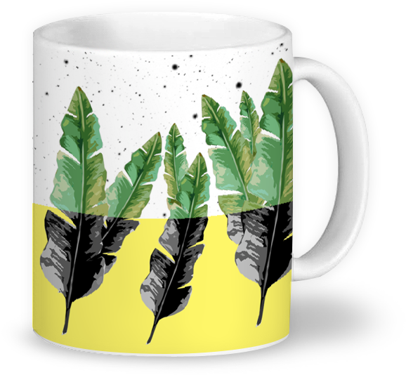 Caneca Banana Leaves De Gal Pop Designna - Photography (800x800), Png Download