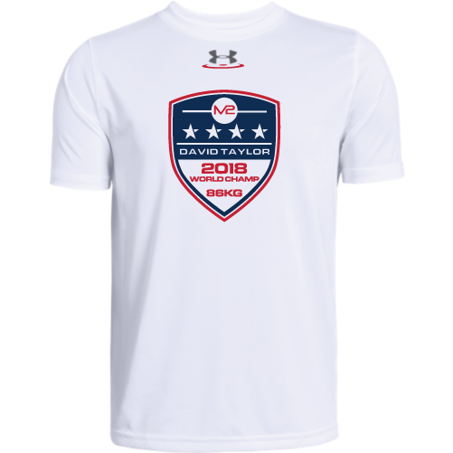 Under Armour Youth White David Taylor World Champ - David Taylor (500x649), Png Download