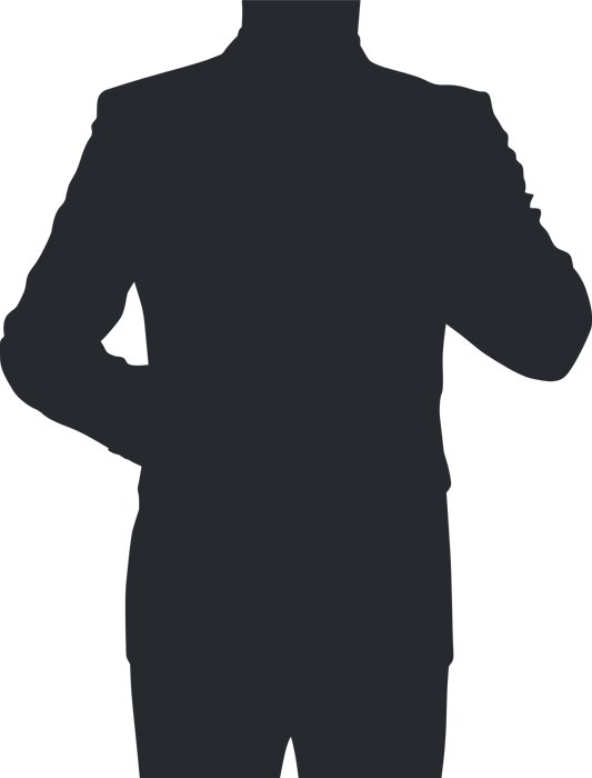 Businessman-2 - Silhouette (533x700), Png Download